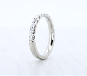 Anillo de Moissanita 925 con Corte Redondo, Pasa el Test de Diamantes, Joyería de Moissanita de Lujo - Product Image 4