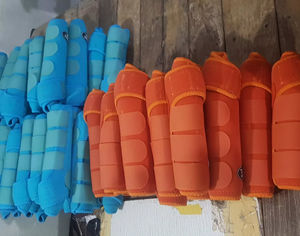 รองเท้าบูทป้องกันข้อเท้าสำหรับม้าแบบพรีเมียมสั่งทำพิเศษสำหรับกิจกรรมกลางแจ้ง ผ้าระบายอากาศได้ดี เหมาะสำหรับกีฬาขี่ม้าและการดูแลสุขภาพขา - Product Image 6