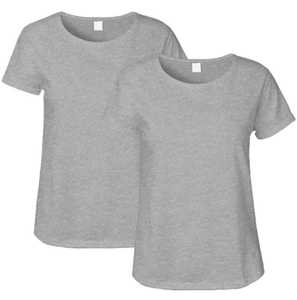 Camiseta de Mujer 100% Algodón, Cuello Redondo, Manga Corta, Holgada, Ecológica, Transpirable, Color Sólido, Informal, Varios Colores - Product Image 4