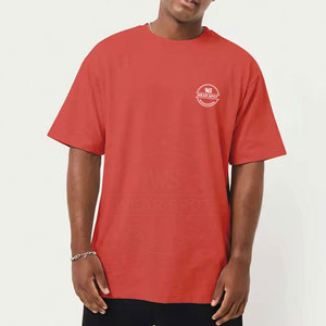 T-shirt oversize confortable en tissu streetwear, coupe ample, 100% coton, logo personnalisé imprimé, pour homme, par Wearspot International - Product Image 1