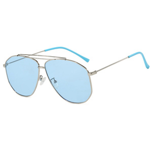 9835 New Fashion Trendy Luxury Classic Metal Double Beam <b>Frame</b> Oversize Shades Designer Custom Vintage Women Sunglasses 2025 - Product Image 4