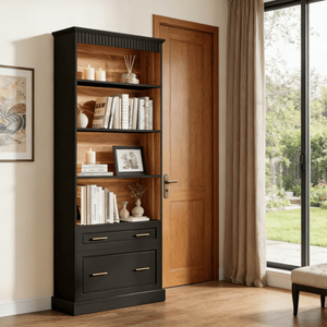 Tall Bookshelf Elegant <b>Bookcase</b> Design for Home or Office - Product Image 6