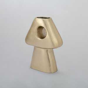 Sujetalibros Escultóricos de Aluminio Vintage con Acabado Envejecido, Diseño Moderno, Forma Irregular para Decoración de Hogar, Oficina o Biblioteca - Product Image 4
