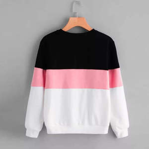 Sudadera Elegante para Mujer, Cálida, de Felpa, Manga Larga, Cuello Alto, Cómoda, Otoñal, Bordada, Ecológica, Personalizable por Delante - Product Image 3