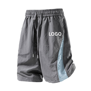 Pantalones Cortos Deportivos Casuales para Hombre, con Cordón Ajustable, de Malla Transpirable 100% Nailon, de Secado Rápido, para Verano, Correr al Aire Libre, Estilo Seda Helada - Product Image 2