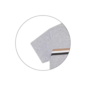 Men's Solid Color Knitted Casual Shorts Plain Dyed Wear Customized Logo Design Printed T-Shirt Shorts <b>Set</b> Factory-Made Sum - Product Image 6