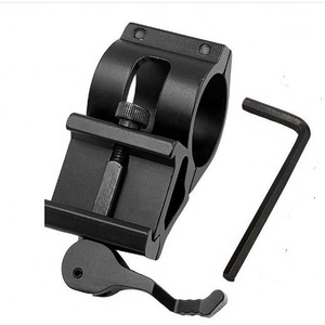 Phụ kiện săn bắn chiến thuật Kẹp đèn pin góc nghiêng thấp 25.4mm Giá đỡ kính ngắm gắn đế 20mm Giá đỡ vòng kính ngắm bằng nhôm - Product Image 2