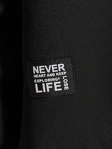 เสื้อสเวตเชิ้ตคอกลมผู้ชาย ผ้าฝ้าย 100% สำหรับฤดูหนาว ปักลาย โอเวอร์ไซส์ คัลเลอร์บล็อก แขนยาว สวมใส่สบายๆ สำหรับทุกวัน - Product Image 3