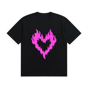 เสื้อยืดคอกว้างผู้ชาย คุณภาพสูง ผลิตตามสั่ง OEM MOQ ต่ำ น้ำหนัก 180gsm ผ้าถัก 100% คอตตอน แบรนด์สั่งทำได้ ไซส์ใหญ่พิเศษ ทรงโอเวอร์ไซส์ ผ้าไม่ยับ ระบายอากาศได้ดี - Product Image 5