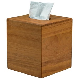 กล่องใส่กระดาษทิชชูไม้สัก  รับผลิตตามแบบ OEM ขายส่ง |   อัคดุส ซาลีม อินเดีย - Product Image 2