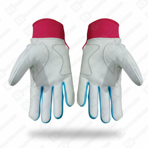 Guantes de Bateo Profesionales de Primera Calidad, Ligeros, Cómodos, Ambidiestros, Antideslizantes, de Cuero Transpirable y Duradero, con Puño Corto - Product Image 3