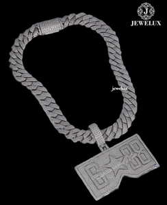 Colgante de Diamantes de Lujo con Incrustaciones de Diamantes en Forma de Diamante, Joyería Hip Hop, Venta al Por Mayor al Mejor Precio de Proveedor Indio - Product Image 3