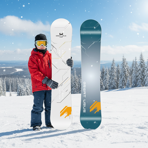 Ski de <span class=keywords><strong>snowboard</strong></span> d'hiver en fibre de carbone à âme en bois de qualité supérieure, imprimé en 3D, pour le ski professionnel, les sports de plein air, OEM ODM personnalisé - Product Image 1