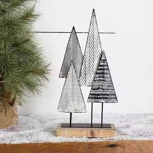 Premium Tabletop Metal <b>Christmas</b> <b>Tree</b> Ornament Handmade Seasonal Decor for Home Use - Product Image 5