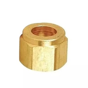 Raccord de tube en laiton à 45 degrés, écrou de raccordement de 3/8 pouce, adaptateur de tuyau en cuivre à tête carrée pour climatisation - Product Image 2