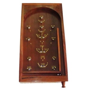 Jeu de flipper en bois écologique, jeu de société éducatif Montessori pour enfants, entraînement sensoriel, jouet DIY pour enfant - Product Image 2