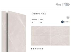 กระเบื้องพอร์ซเลนสไตล์อิตาลีแบบมันเงา ขนาด 800x1600 1200x1800 750x1500 มม. กระเบื้องแผ่นใหญ่สำหรับห้องนั่งเล่น ห้องครัว ห้องน้ำ - Product Image 3