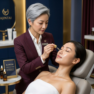 Ajintai Vegan Collagen Retinol Green Tea Anti-Aging Eye Essence Exosomes Advanced Peptide Formula Lifting Wrinkles OEM/ODM - Product Image 5