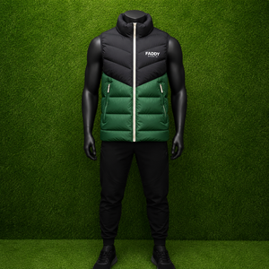 Custom Winter Men's Puffer Vest Sleeveless <b>Quilted</b> Jacket Warm Two-Tone Padded Bubble Waistcoat Windproof Outdoor Sports <b>Gilet</b> - Product Image 3