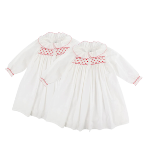 Vêtements pour enfants en polyester/coton sur mesure, de haute qualité, écologiques, col Peter Pan droit, manches courtes, vente en gros - Product Image 4