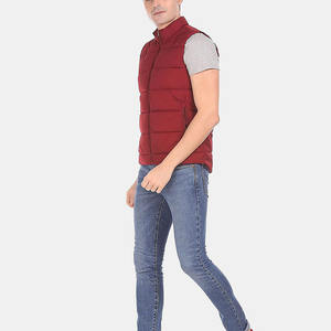 Chaleco Acolchado Sin Mangas para Hombre, de Alta Calidad, con Logotipo de Goma, Chaqueta Acolchada Sin Mangas para Hombre - Product Image 3