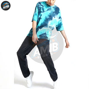 Nouveaux T-shirts pour hommes à manches courtes, avec logo personnalisé, en tissu tricoté respirant, tie-dye, haute qualité, prix bas, en promotion - Product Image 5