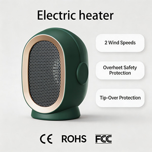 Ventilatore Elettrico Portatile all'Ingrosso Direttamente dalla Fabbrica con Riscaldamento Rapido e Protezione dal Surriscaldamento per Scrivania o Soggiorno - Product Image 2