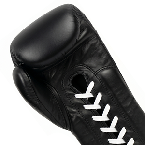 Askar Wear Ind. Boxing Gloves <b>Leather</b> Lace-Up Black Breathable Adult Training Gear - Product Image 5