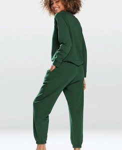 OEM Nouveau style de sweats à capuche en coton épais Ensembles de pantalons de survêtement Ensembles deux pièces pour hommes brodés avec logo personnalisé Survêtements respirants - Product Image 4