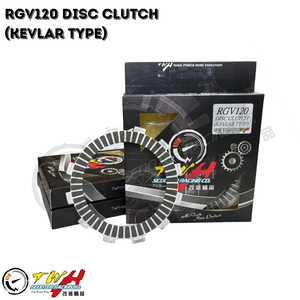 ชุดแผ่นคลัตช์มอเตอร์ไซค์เคฟลาร์ TWH RGV120 ผลิตในไต้หวัน (5 ชิ้น/ชุด) สำหรับ SUZUKI - Product Image 6