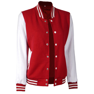 Nouvelle édition de qualité supérieure, vestes varsity pour femmes, respirantes, écologiques, rembourrées en coton, streetwear décontracté, logo brodé, veste varsity - Product Image 5