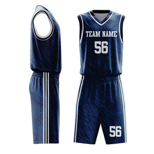 Uniforme de basketball respirant en polyester pour hommes, personnalisable avec le nom de l'équipe, sans manches, confortable, vente en gros - Product Image 2