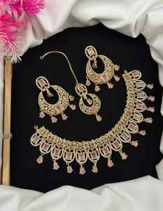 ชุดเครื่องประดับผู้หญิงสไตล์อินเดียโบราณ งานแฮนด์เมด สำหรับงานแต่งงานและงานปาร์ตี้ จากโรงงานผู้ผลิตโดยตรง - Product Image 4