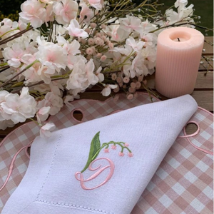 Juego de servilletas de mesa de comedor de algodón bordado 18x18, servilletas de cena lavables a máquina, accesorios - Product Image 2