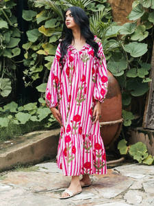 ชุดเดรสยาวแบบมิดิและแม็กซี่คุณภาพเยี่ยม ดีไซน์สวยงามสำหรับใส่ไปงานปาร์ตี้ริมชายหาด  ชุดสำหรับฤดูร้อนและฤดูใบไม้ผลิ  ลายพิมพ์สวยงาม ปี 2026 - Product Image 4