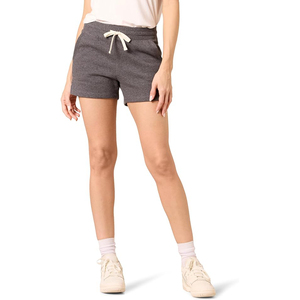 Pantalones Cortos de Forro Polar Oversize para Mujer, Largo Capri, Cintura de Doble Capa, Cordón de Contraste, Bolsillos Laterales, Ajuste Relajado, Ropa de Descanso - Product Image 2