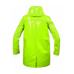 Chaqueta Impermeable Larga de PVC Profesional Unisex con Capucha, Ropa de Trabajo para Todo Clima, Color Personalizado, Alta Calidad - Product Image 2