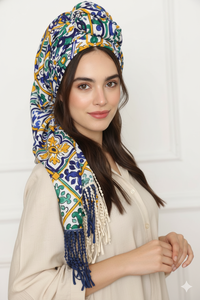 Pañuelo Cuadrado de Seda Estampado Personalizado de Lujo con Borlas, Tela Ligera y Suave, Pañuelo de Moda para Mujer, Fabricante OEM - Product Image 6