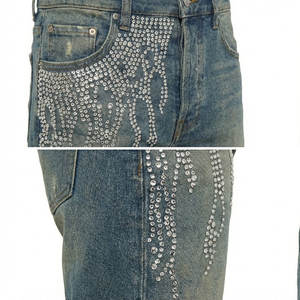 Shorts vaqueros vintage para hombre, tela de algodón suave, estilo casual y moderno. - Product Image 5