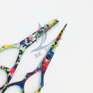 กรรไกรตัดผมสแตนเลสสีใหม่พร้อมเทคโนโลยี EMS สำหรับกรรไกรตัดผมแบบออกแบบโลโก้ได้ตามที่ต้องการ - Product Image 5