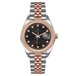 Alexander Ferros 8392D/01 SAPPHIRE CRYSTAL Stainless Steel Quartz Movement Butterfly Clasp 50 <b>m</b> Water Resistant Fashion <b>Watch</b> - Product Image 1
