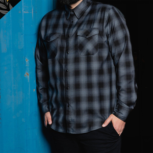 Chemises décontractées boutonnées confortables et ajustées pour hommes, commandes en gros à faible MOQ, chemise en flanelle à coutures renforcées pour adultes et garçons - Product Image 2