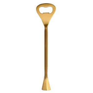 Tendance : Ouvre-bouteille en acier inoxydable argenté avec manche en marbre de luxe, écologique, à prix abordable, pour ensembles de bar à vin, Antique World Overseas - Product Image 2