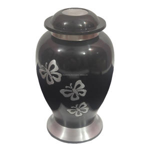 Urna de cremación con diseño de mármol púrpura y blanco con forma de adulto para cenizas humanas, urna de cremación hecha a mano - Product Image 5