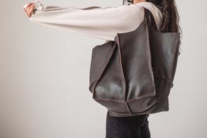 กระเป๋าช้อปปิ้งขนาดใหญ่ กระเป๋าหนังใบใหญ่ ไหล่ใหญ่ ช้อปปิ้งขนาดใหญ่ กระเป๋าทุกวัน LHB-0090B - Product Image 2