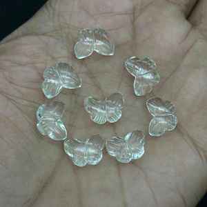 Mariposa de Cuarzo Cristalino 14x10mm, Gema Tallada Suelta, Piedra para Fabricación de Joyas al por Mayor, Proveedor de Gemas para Joyería a Granel - Product Image 6