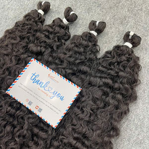 Hot Sale Steam Burmese Curl Weft Hair Extensions 100% Vietnamese Human Hair Factory Price No <b>Tangle</b> No Shedding - Product Image 1