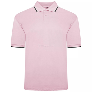 Polos de hombre de algodón piqué, manga corta, lisos, para verano - Product Image 1