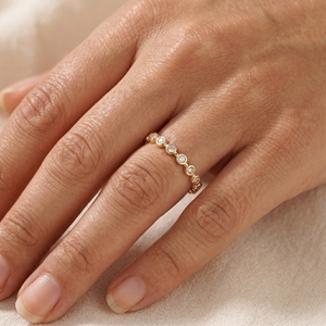 Bague en or massif 9 carats avec diamant de laboratoire certifié IGI, bijoux de luxe pour femmes, mariage et soirée, fabricant en gros - Product Image 6