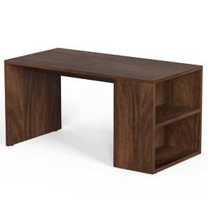 Juego de Mesa de Centro y Bandeja para Té de Diseño Moderno Tayvue en Madera de Arce Marrón para Sofá, Sala de Estar o Recibidor - Product Image 4